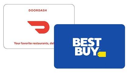$100 DoorDash eGift Card + $20 Best Buy eGift Card (Digital Delivery)