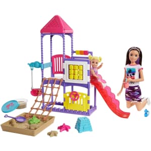 Barbie Skipper Babysitters Inc. Climb 'N Explore Playground Dolls & Playset