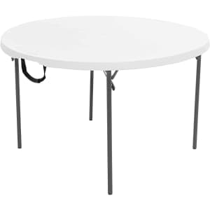 Lifetime Light Commercial Fold-in-Half Round Table