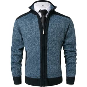 Vcansion Men's Classic Soft Knitted Cardigan