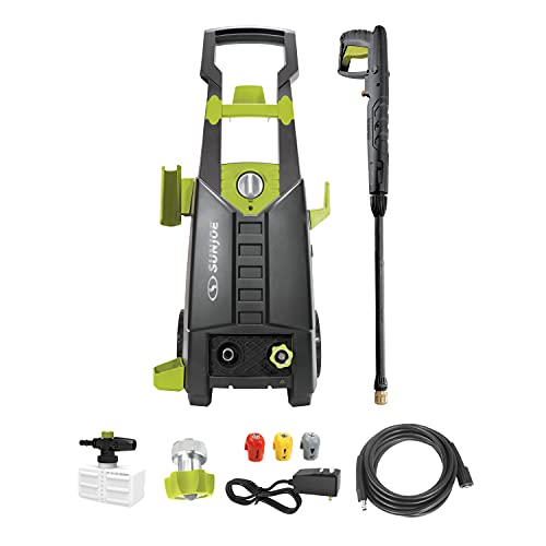Sun Joe SPX2688-MAX 2050 Max PSI 1.8-GPM Max Electric High Pressure Washer for Cleaning Your RV, Car, Patio, Fencing, Decking and More w/ Foam Cannon, List Price is