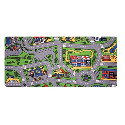 Children's Factory 城市生活 儿童游戏地毯，79'x36'