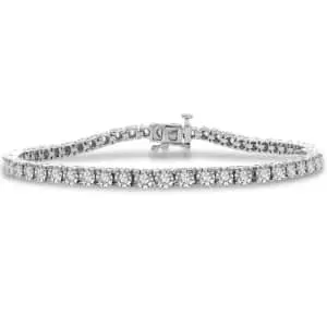 Netaya 7" 1.00 Carat Diamond Tennis Bracelet in Sterling Silver