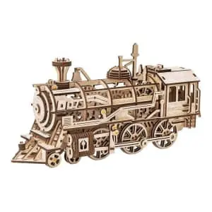 Rokr Locomotive Mechanical Gears 3D Wooden Puzzle