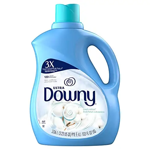 Downy Ultra Liquid Laundry Fabric Softener, Cool Cotton Scent, 120 Total Loads, List Price is