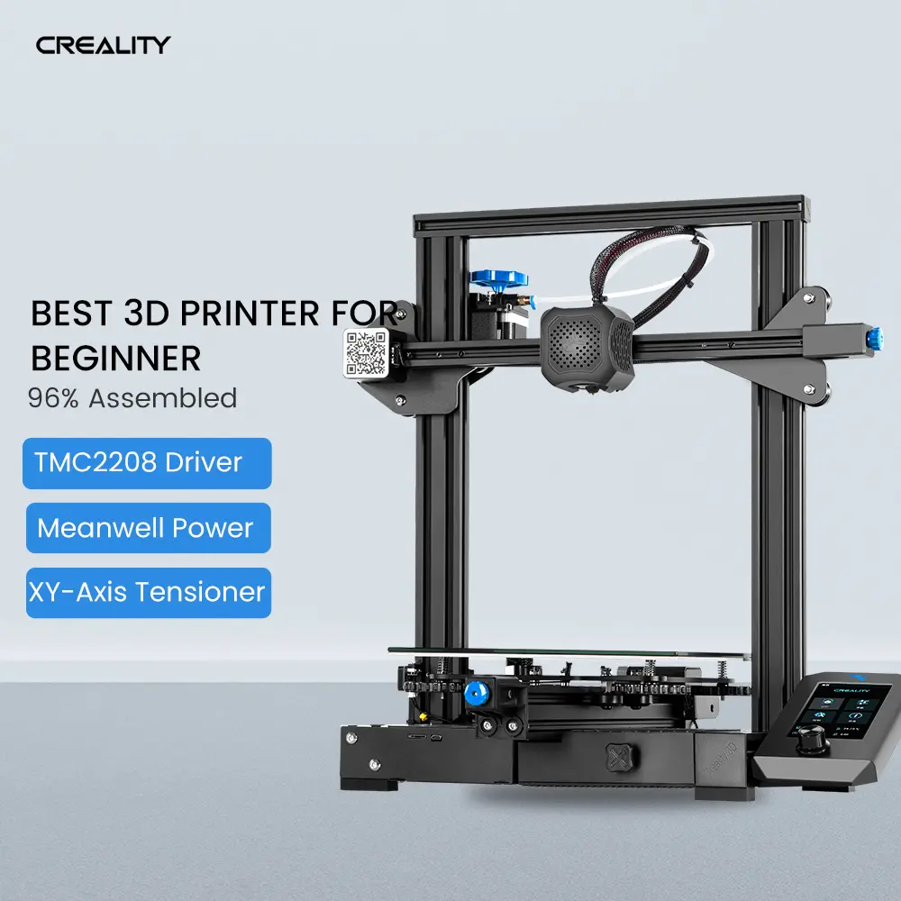 Creality Ender-3 V2 3D Printer w/ Meanwell Power Supply & 32-bit Silent Board $194 + Free Shipping