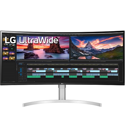 LG 38WN95C-W Monitor 38" 21:9 Curved UltraWide QHD
