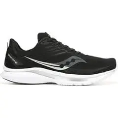 Saucony Kinvara 12 Men's Running Shoes (Black / White)