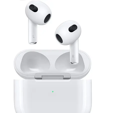 Apple AirPods 3 真无线耳机，有线充电盒