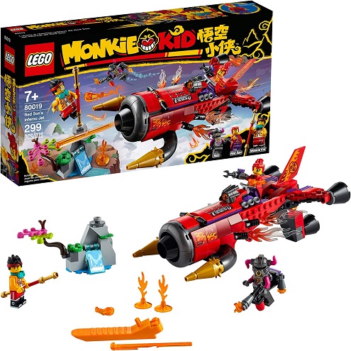 史低价！ LEGO乐高 Monkie Kid悟空小侠系列80019 红孩儿的 地狱火箭