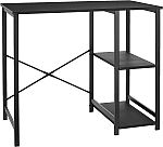 Amazon Basics Classic Home Office Computer Desk With Shelves
