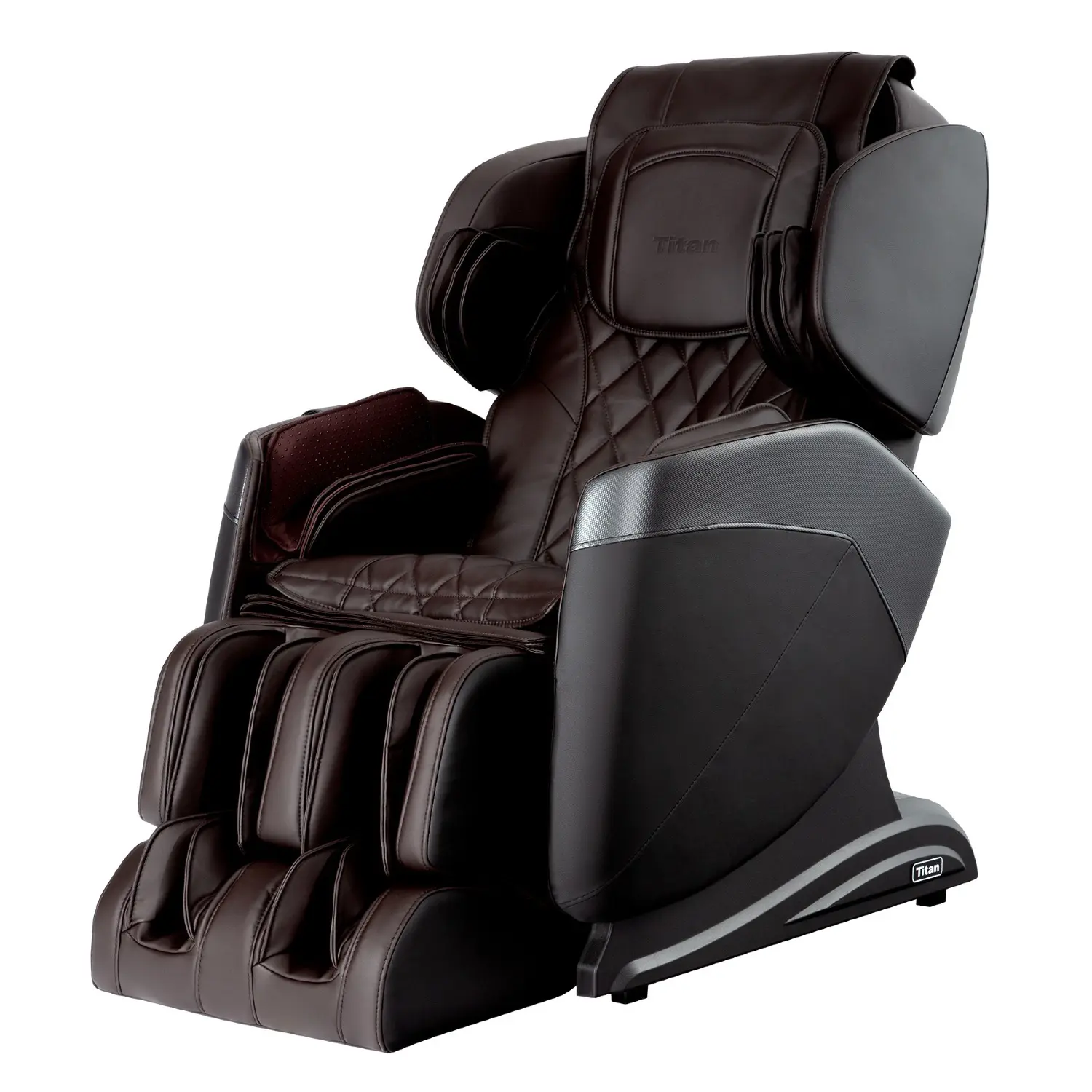 Titan Optimus 3D Full Body Compression Massage Chair (Grey, Brown, or Beige)