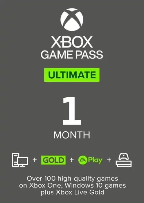 1-Month Xbox Game Pass Ultimate Membership (Digital Code)