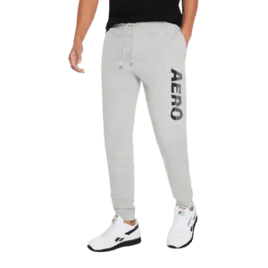 Aeropostale Men's Vertical Aero Logo Jogger Sweatpants