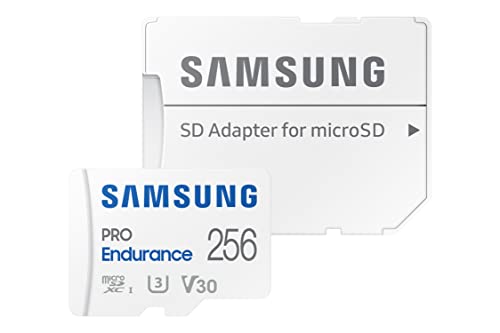 256GB Samsung PRO Endurance UHS-I microSDXC Memory Card w/ Adapter