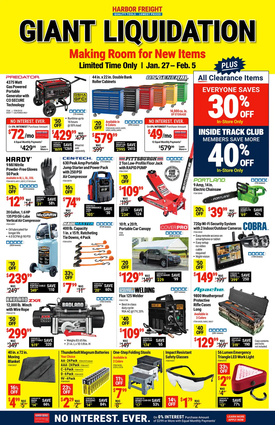 Harbor Freight Stores: Extra Savings on Clearance