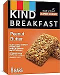 32 Count KIND Breakfast Bars, Peanut Butter