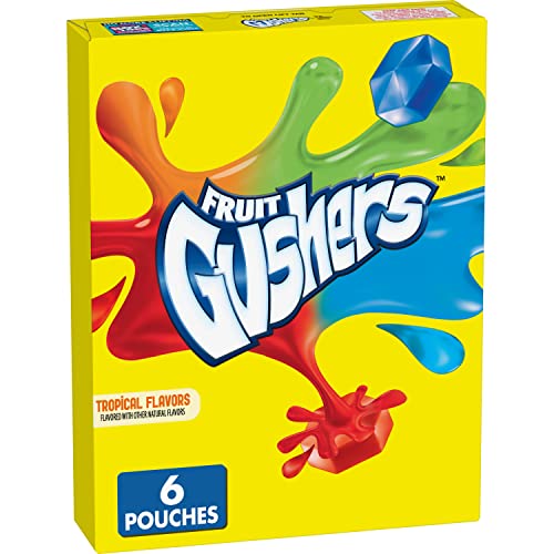 6-Count 0.8oz Gushers Fruit Flavored Snacks (Tropical)