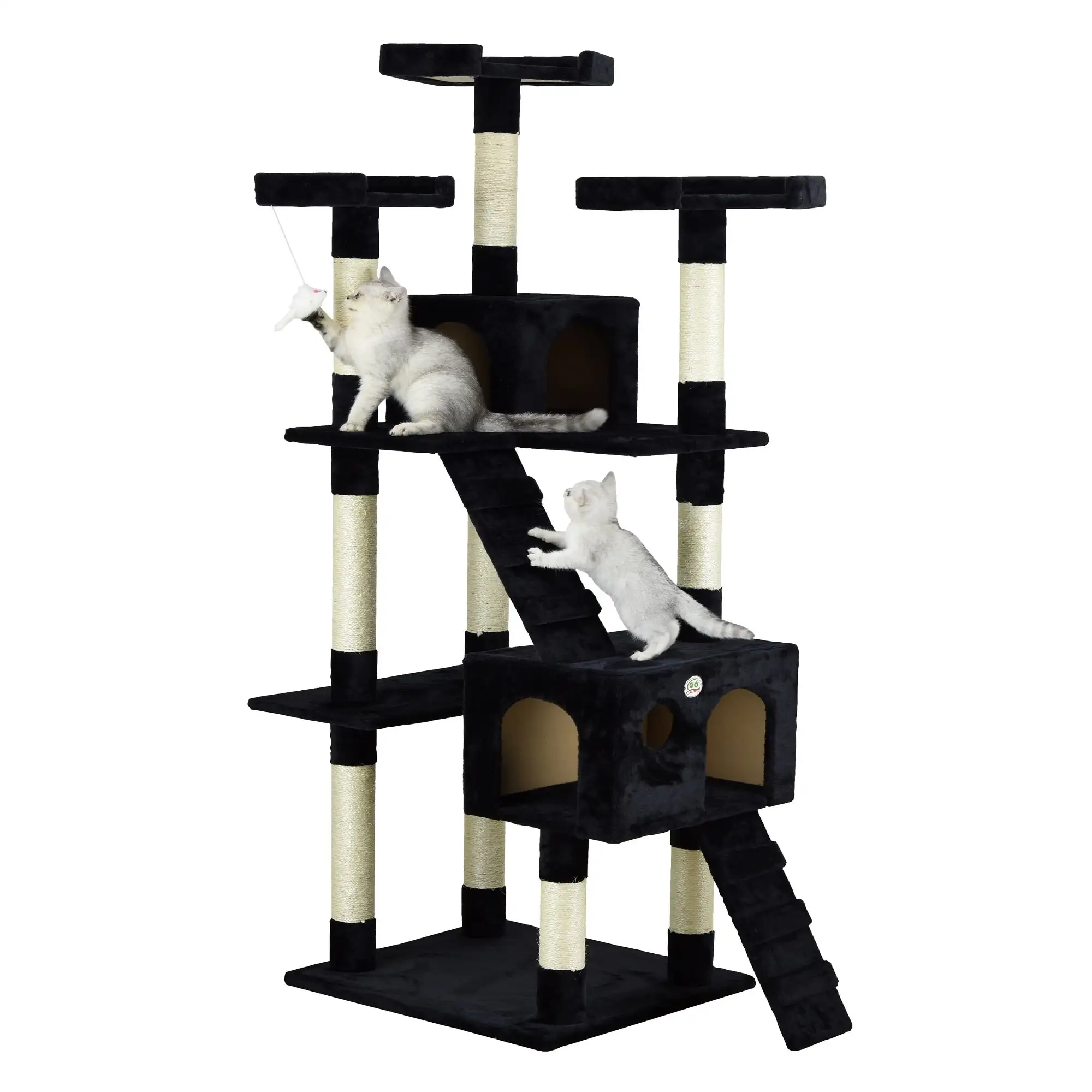 New Chewy Customers: 72" Go Pet Club Faux Fur Cat Tree & Condo (Brown)