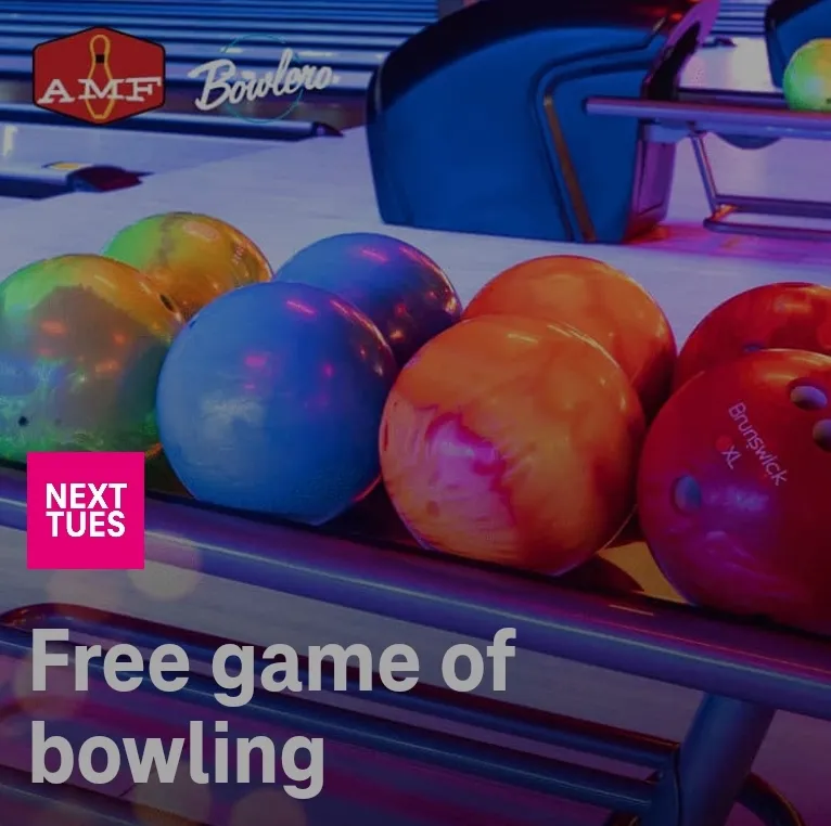 T-Mobile Customers: Bowlero/AMF Game of Bowling, Denny's Salted Caramel Pancakes