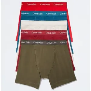 Calvin Klein Men's Cotton Stretch Holiday Boxers 5-Pack