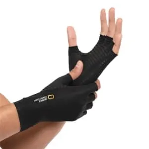Copper Compression Half-Finger Arthritis Gloves