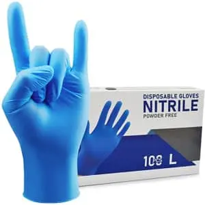 Nitrile Disposable Gloves 100- or 200-Pack