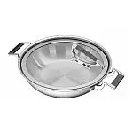 CookCraft 3-Ply Cookware: 12'' Dual Handle Casserole or 13'' French Skillet
