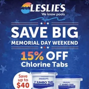 Leslie's Poolmart Memorial Day Weekend Sale