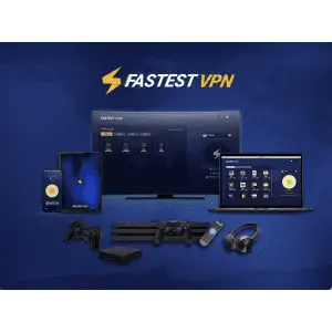 Fastest VPN 1-Year Plan with 10 Multi-Logins & Password Manager