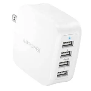 RAVPower 40W 4-Port USB Wall Charger