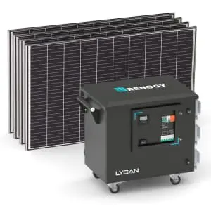 Renogy Lycan 5000 4,800Wh Power Station w/ 4 Solar Panels