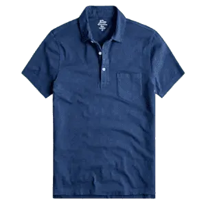 J.Crew Men's Garment-Dyed Slub Cotton Pocket Polo Shirt