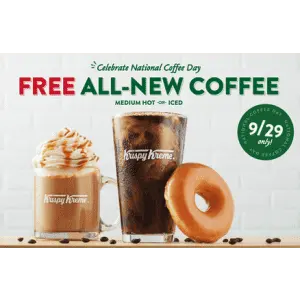 Krispy Kreme Medium-Sized Coffee