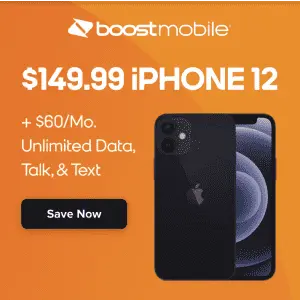 Apple iPhone 12 64GB Smartphone for Boost Mobile