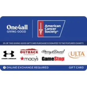 One4All Giving Good Gift Cards at Kroger