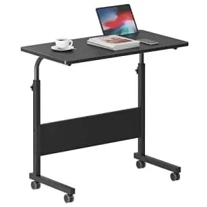 31.5" Adjustable Mobile Bed Table