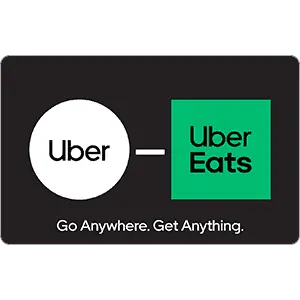 $100 Uber / Uber Eats Gift Card