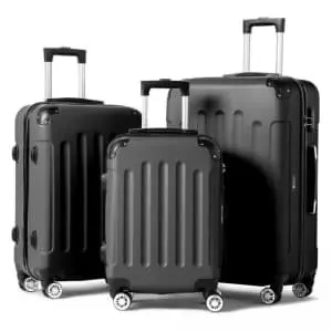 Zimtown 3-Piece Hardside Spinner Suitcase Luggage Set