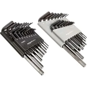 Amazon Basics 36-Piece Allen Wrench / Hex Key Set
