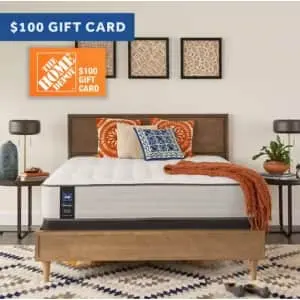 Sealy Posturepedic 12" Tight Top Queen Mattress w/ $100 Home Depot Gift Card