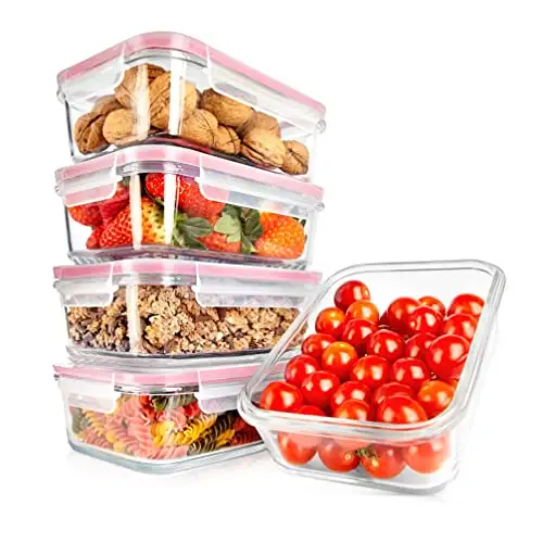 NutriChef 玻璃食品储存盒 10件套
