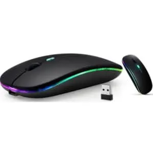 Silent Click LED Wireless Mouse