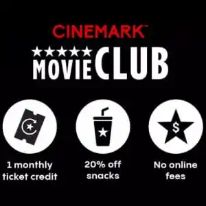 Cinemark Movie Club 3-Month Membership