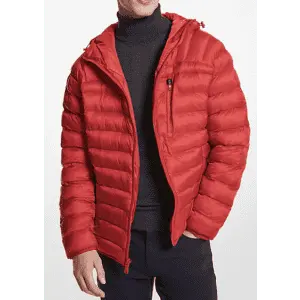 Michael Kors Men's Rialto Quilted Nylon Puffer Jacket