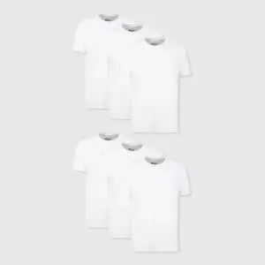 Hanes Men's Crewneck T-Shirt with Fresh IQ 6-Pack