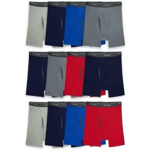 Fruit of the Loom Men's Coolzone Boxer Briefs 12-Pack