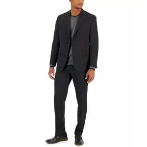 Van Heusen Men's Flex Plain Slim Fit Suit
