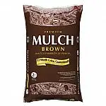 Premium 2-cu ft Dark Brown Mulch