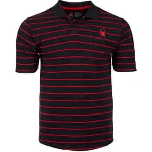Spyder Men's Classic Stripe Logo Polo Shirt